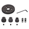 Globact 54T 0.8 32 Pitch Metal Steel 3956 Spur Gear with 15T/17T/19T Pinions Gear Set for Traxxas Slash 4x4 4WD/2WD VXL Rally VXL Stampede 4x4
