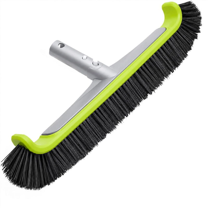 17.5-Inch Curved Pro Pool Brush Head for All Pool Surfaces 17.5" Curved Pro