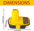 DM18D Converter for DeWalt 18v to 20v Battery Adapter,for Milwaukee M18 18v Batteries Adapter, Convert to DC9096,fit for DeWalt XRP Ni-Cad