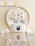 Wireless Earbuds, 2025 Ear Buds with Big Bass Stereo Sound, Lightweight Bluetooth Earbuds with 48 Hours Playtime, In-Ear Fit Earphones, IPX7,