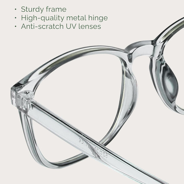 MIGSIR Blue Light Blocking Glasses for Computer Gaming, Fashion Fake anti Eye Strain Eyeglasses for Women Men