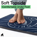 GORILLA GRIP 100% Waterproof All-Season WeatherMAX Doormat US Designed Natural Rubber, Stain and Fade Resistant, Low Profile Indoor Outdoor Door