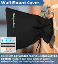 Artigarden Upgraded Outdoor Faucet Cover Socks for Winter Freeze Protection | Insulated Fabric Covers for Water Hoses, Reusable Winter Hose Bib