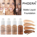 PHOERA Foundation, Natural Foundation Makeup, 104 Buff Beige, 30ml, 2 Pack | Full Coverage Foundation, Flawless, Long Lasting, Waterproof No
