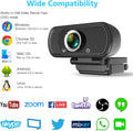 XPCAM HD 1080p Webcam with Microphone,USB Web Camera for Computer PC Laptop | PC Webcam with Cover/Tripod,110°FOV Wide Angle,Plug&Play Streaming