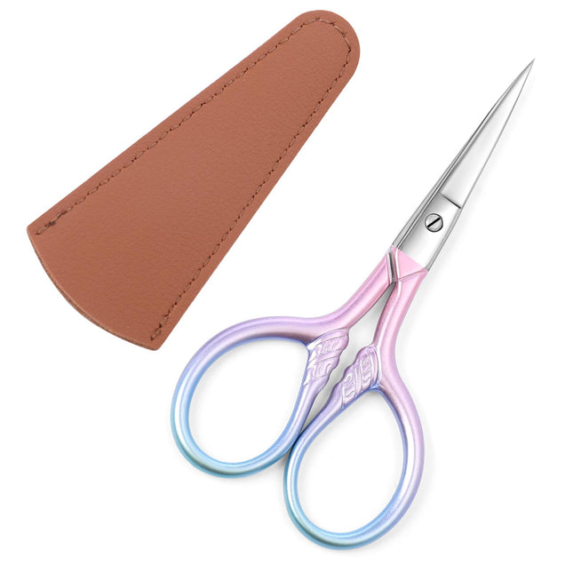 Personal Care Professional Beauty Tools (pink) Small scissors Facial hair removal and ear, nose and eyebrow, beard trimm