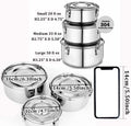 Premium Stainless Steel Food Storage Containers 304 Grade the Original Leak-Proof, Airtight, Smell-Proof - Perfect for Camping Trips, Lunches,