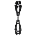 Ergodyne Squids 3420 Swiveling Glove Clip Holder with Dual Clips Black - Single 1 Count (Pack of 1)