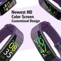 ZURURU Fitness Tracker with Blood Pressure Heart Rate Sleep Health Monitor for Men and Women, Upgraded Waterproof Activity Tracker Watch, Step