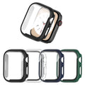 COMMUTER 4 Pack Case Compatible with Apple Watch 40mm Series SE 3nd Gen 2025 SE 2/1 6 5 4 with Tempered Glass Screen Protector, Ultra-Thin Hard PC