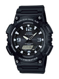 Casio AQS800W Series | Analog Digital Watch | 100M WR | Solar Powered | 1/100 SEC Stop Watch | 6-Language Day of The Week Indicator | Countdown