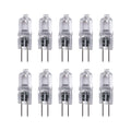 VSTAR 12V 10W T3 G4 Bi-Pin Base Bulb,Chandelier,Landscape,Desk lamp,10 Pack | Span life 2000 hours,G4 Bi-Pin base (4mm pin spacing),Smooth dimming