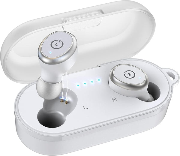 TOZO T10 True Wireless Bluetooth 5.3 Earbuds, 45H Playtime, Wireless Charging Case, IPX8 Waterproof Stereo Headphones in Ear Built in Mic Headset