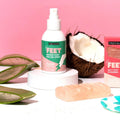 Freeman Flirty Feet Instant Foot Peeling Spray, Exfoliating Foot Mask for Summer, Moisturizing & Smooth Dry, Cracked Heels, Remove Dead Skin