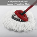 2 Pack Spin Mop Refill Replacement Head Compatible with Ocedar EasyWring Spinning Mop - Microfiber Mop Replace Heads