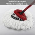 2 Pack Spin Mop Refill Replacement Head Compatible with Ocedar EasyWring Spinning Mop - Microfiber Mop Replace Heads