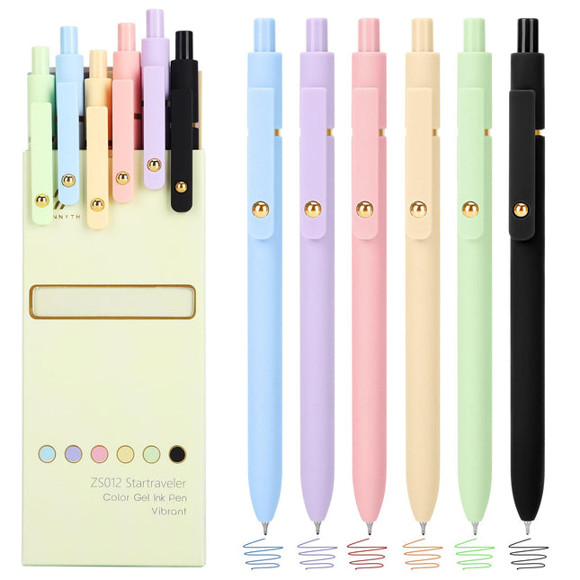 Ddaowanx Colored Gel Pens, 0.5Mm Fine Point Retractable,Colorful Pens for Journa