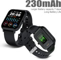 Smart Watch for Men Women Compatible with iPhone Samsung Android Phone 1.83 inch Full Touch Screen IP68 Waterproof Bluetooh Fitness Tracker Heart