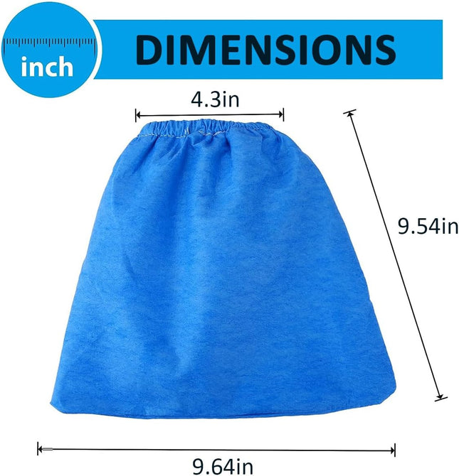 Cloth Filter for Craftsman 2&2-1/2 Gal. Shop Vac 916949, 9-16949, MICROLINED (3 