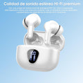 Wireless Earbuds, Bluetooth 5.4 Headphones Hifi Stereo, Bluetooth Earbuds with ENC Noise Cancelling Mic, IP7 Waterproof in Ear Earphones, 48H, LED