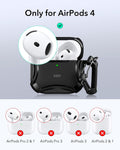 ESR for AirPods 4 Case, Compatible with AirPods 4th Generation Case (2024), Compatible with MagSafe, Powerful Drop Protection, Magnetic Lid, Cyber
