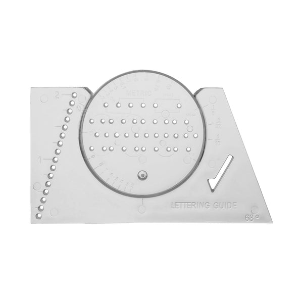 Pacific Arc Ames Lettering Guide for Lettering, Writing, Architecture, and Drawing Single