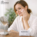 World Amenities - Makeup Remover Wipes - Alcohol Free - Vitamin E Face Wipes for Sensitive Skin Comfort - Individually Wrapped - Travel Friendly