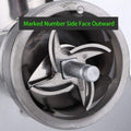 2 Pcs 2 Meat Grinder Blade Stainless Steel Knife Cutter Replacement for Grinders, Please check the size and shape