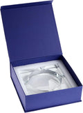 Juvale Crystal Glass Ashtray - 7 x 7 x 1.5 in, Clear Classic Square - Indoor Ashtray for Smokers, Decorative Smoke Tray with 4 Cigar Rests 7x7x1.5