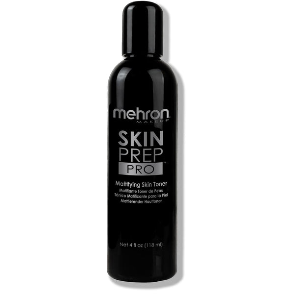 Mehron Makeup Skin Prep Pro Mattifying Skin Toner | Long Lasting Pre-Makeup Primer 4 Fl Oz (120 Ml)