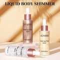 UCANBE 3 Pcs Body Glitter Highlighter Shimmer Drops, Dewy Glow Set Multi-Color Set