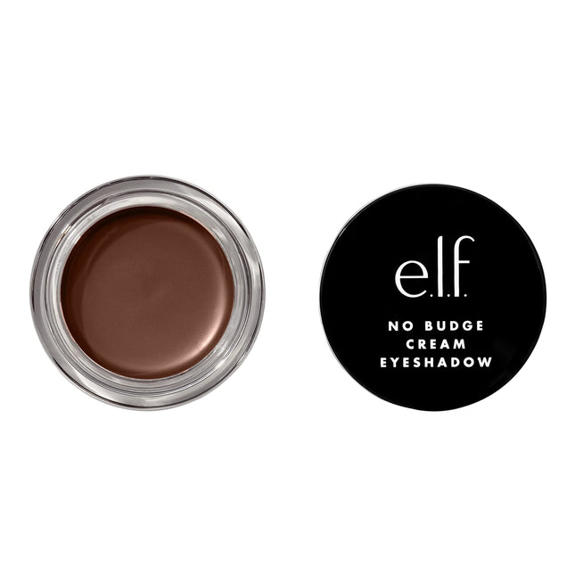 E.L.F. No Budge Cream Eyeshadow, 3-In-1 Eyeshadow, Primer & Liner with Crease-Re
