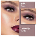 Evpct Mauve Taupe Matte Single Eye Shadow Palette Makeup for Older Women, Plum Lavender Purple Natural Cream Eyeshadow Palette for Green Eyes,
