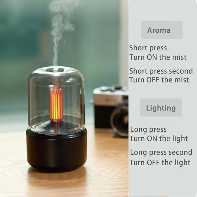Essential Oil Diffuser, 150Ml Aromatherapy Diffuser with Auto Shut-Off Function,