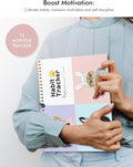 Daily Habit Tracker with Sticker Habit Tracker Calendar Habit Journal with Spiral Binding 11.69 * 8.27