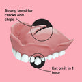 Dentemp Repair Kit - Repair-It Advanced Formula Denture Repair Kit - Denture Repair Kit Repairs Broken Dentures - Denture Repair to Mend Cracks &