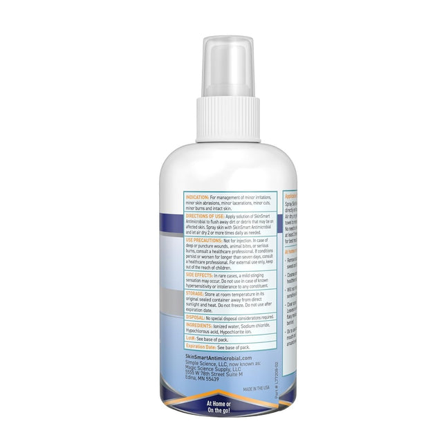 SkinSmart Antimicrobial Facial Cleanser for Breakouts and Blemishes, 8 oz 8 Fl O