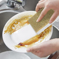 Natural Kitchen Sponge Compostable Kitchen Sponges Cellulose and Coconut Scrubber Abrasive Scrubbing Pads Smilepowo Environmentally Friendly