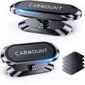 【2-Pack】 Magnetic Phone Holder for Car【Strong Magnets】 Carmount 2.0 Magnetic Phone Mount for Car【360°Rotation】 Car Mount for Cell Phone Holders