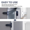 EUDEMON Home Refrigerator Fridge Freezer Door Lock Latch Catch Toddler Kids Child Baby Safety Lock Easy to Install No Tools Need or Drill (Grey?1