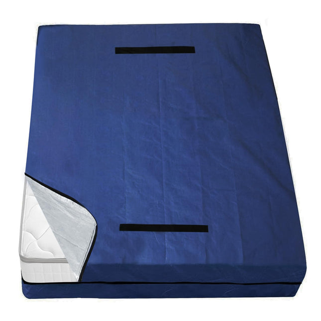 Mattress Bags for Moving and Storage Queen Size, Waterproof Mattress Cover for Moving with Heavy Duty Handles, Strong Zi