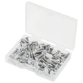 Wall Plate Screws, 100 pcs White Outlet Screws 1/2" Long 6-32 Thread Light Electrical Cover Panel Switch Plate Screws 1/2 Inch