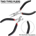 2-Pack Zipper Repair Kit - Install Pliers and Tool for Zipper Replacement, Hand Fix Tool
