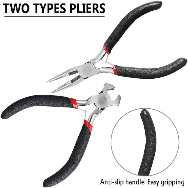 2-Pack Zipper Repair Kit - Install Pliers and Tool for Zipper Replacement, Hand Fix Tool