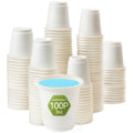 Compostable Disposable 3oz Bathroom Cups 100P Mouthwash Eco Friendly Plastic Paper Cups Biodegradable Bath Rinse Medicine Urine, Replace Mini
