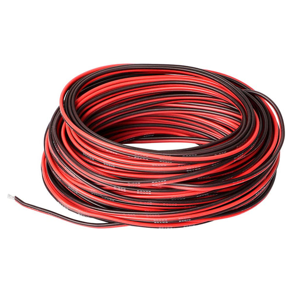 EXZEIT 18 Gauge Marine Boat Lights Wire Cord, 66ft 2 Pin Wires for Boat Navigation Courtesy Trailer Lights