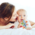 Baby Montessori Sensory Toys for 0-6 6-12 Months, Baby Teether Teething Toys for Babies 0 3 6 9 12 18 Months, Newborn Infant Learning