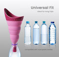 TRIPTIPS Pee Conch Foldable Female Urinal Device Portable Urinal for Women Pee Funnel for Women Travel, She Pee Cup for Women Stand to Pee Womens