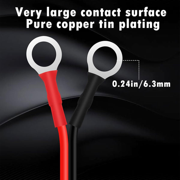CUZEC Heavy-Duty 14AWG 20A Male Plug Cigarette Lighter Adapter Power Supply Cord with 4Ft / 1.2M 14 AWG Cable Wire for Car Inverter Air Pump