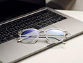 COASION Blue Light Blocking Glasses for Women Vintage round anti Blue Ray Computer Game Eyeglasses Small Face